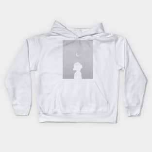 Girl & Moon Kids Hoodie